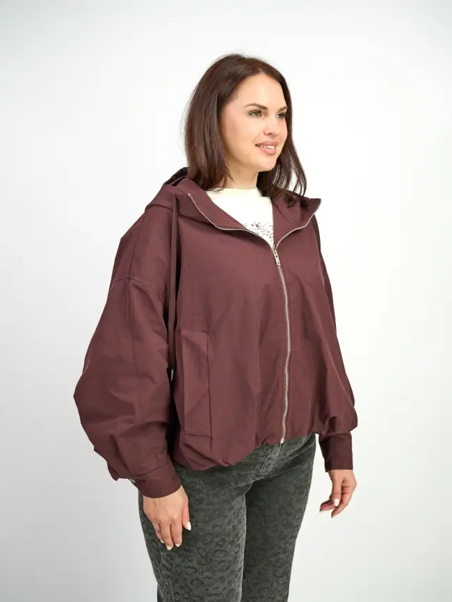Ветровка с капюшоном 25170 Размер 50-60 фото 10