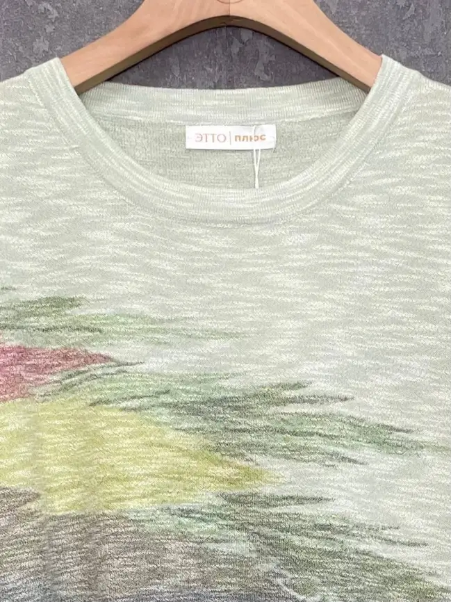 Джемпер облегченный с принтом 1006 Размер 50-58 фото 26