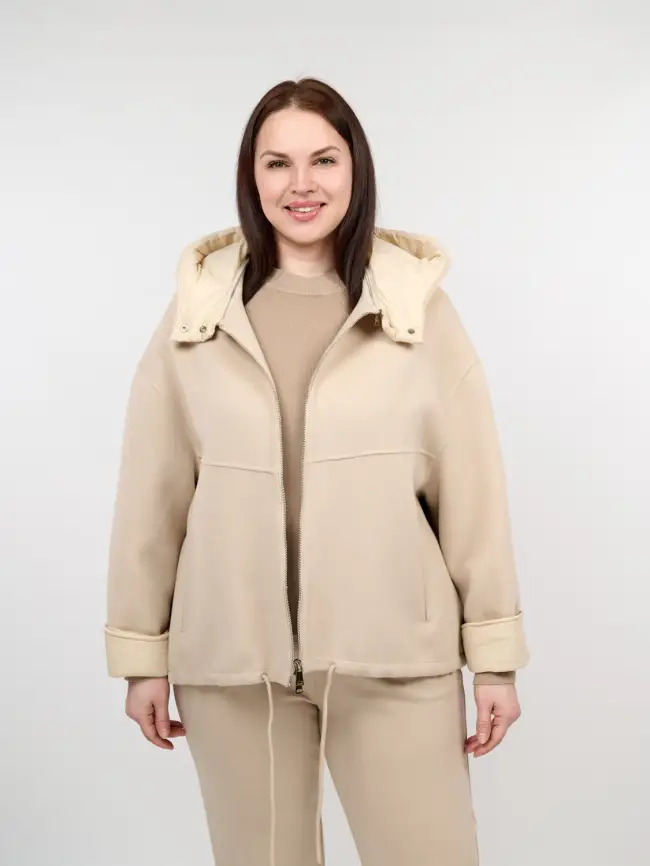 Куртка шерсть ЭттоПлюс 25530 Размер 48-58 фото 1