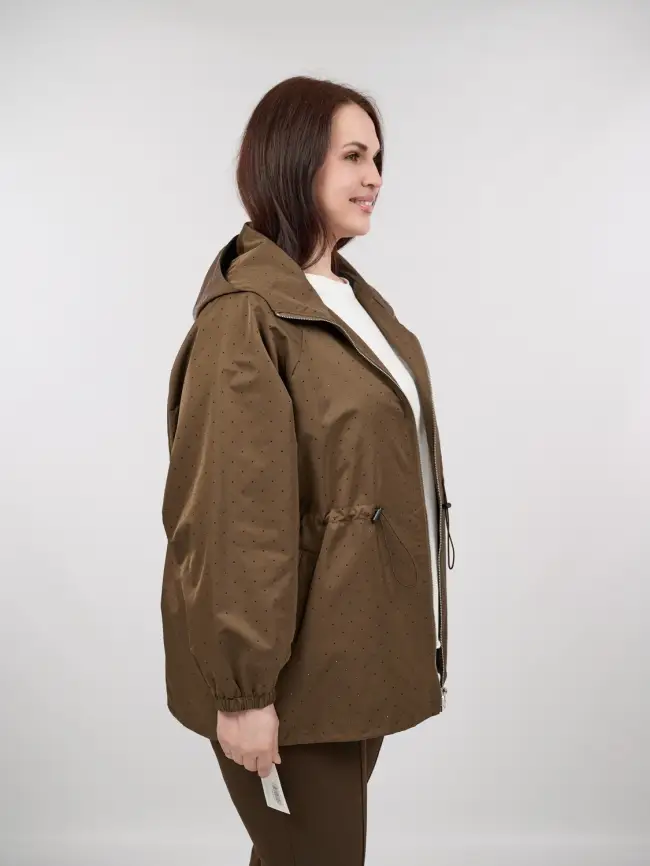 Ветровка со стразами 1633 Размер 50-58 фото 23