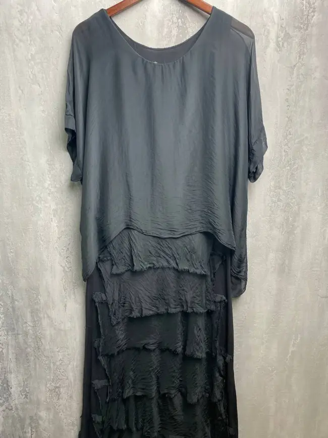 Платье шелк рваное 2388-06 фото 11