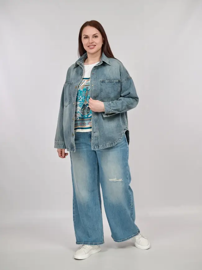 Джинсы 9612 Размеры 52-58 фото 14