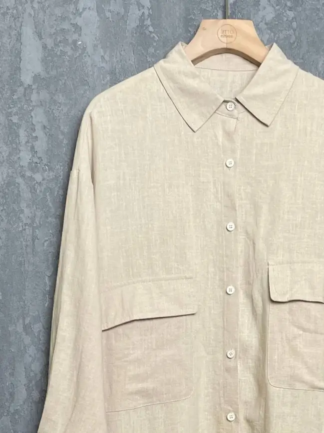 Рубашка-кардиган 6018 Размер 50-58 фото 6