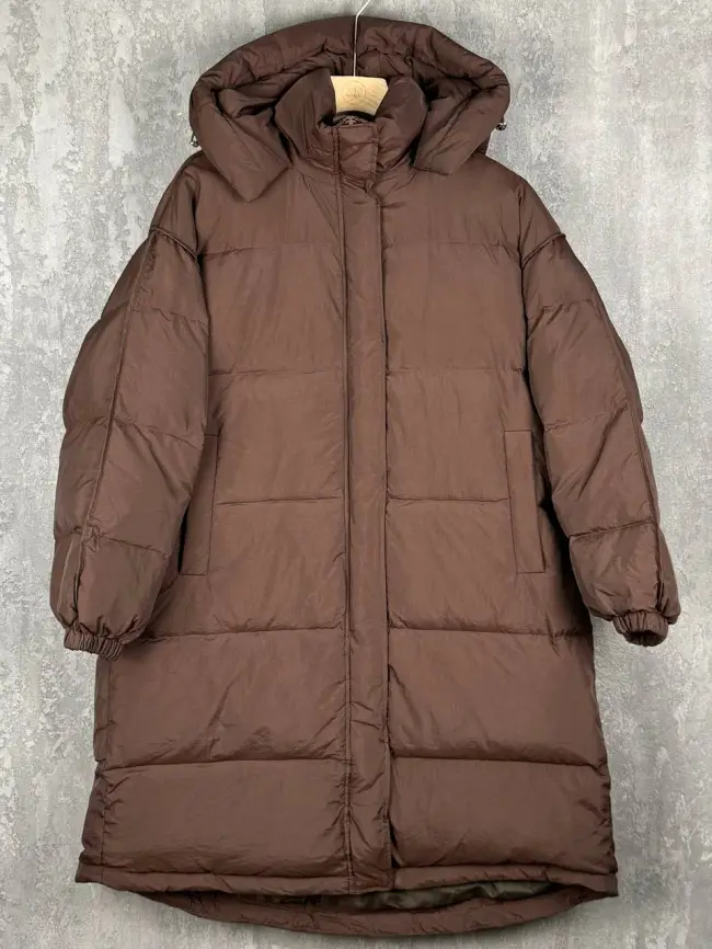 Пуховик А-силуэт 811 Размер 50-56 фото 25