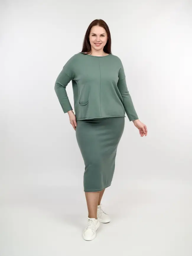 Юбка ЭттоПлюс 1203 Размер 50-56 фото 25