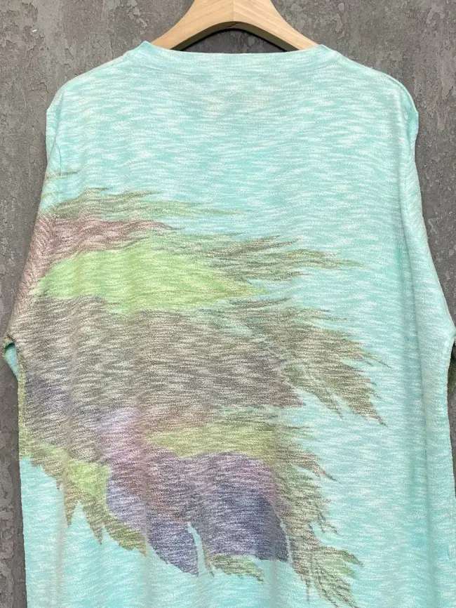 Джемпер облегченный с принтом 1006 Размер 50-58 фото 14