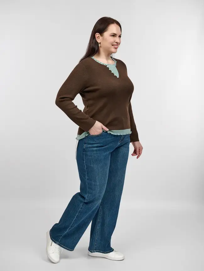 Джемпер 23227 Размер 48- 56 фото 23