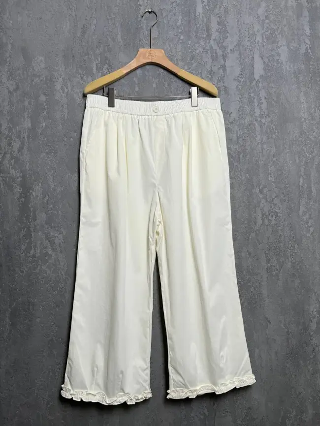 Брюки лето с рюшами 1239 размеры 48- 58 фото 16