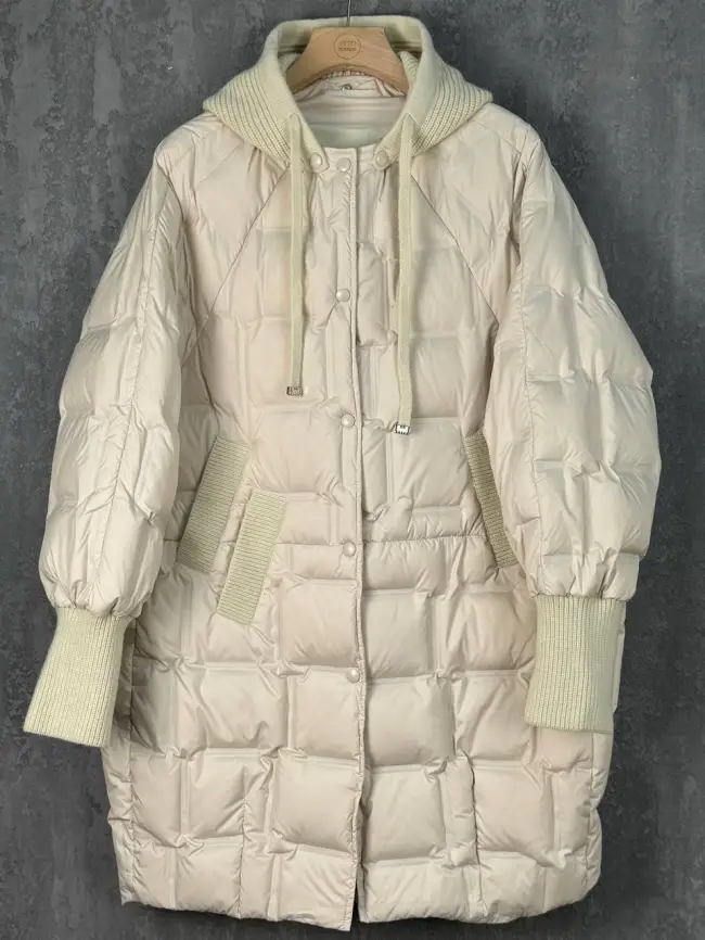 Пуховое пальто 6562 Размер 48-56 фото 17