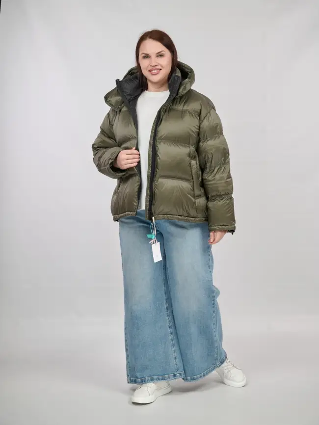 Пуховик зимний короткий 9903 Размер 50-58 фото 118