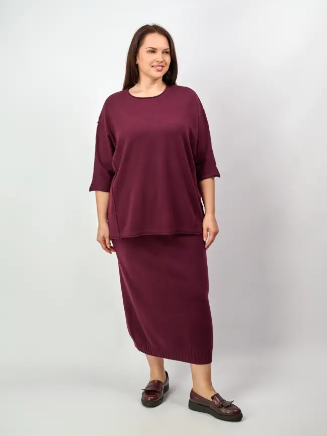 Юбка ЭттоПлюс 665 Размер 50-58 фото 90