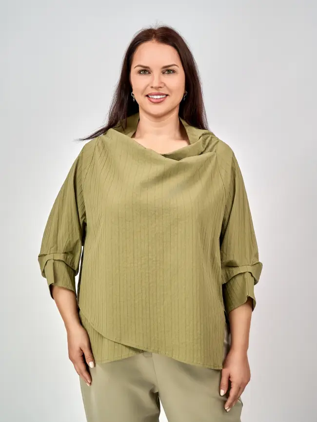 Блуза 33491 ЭттоПлюс Размер 50-58 фото 1