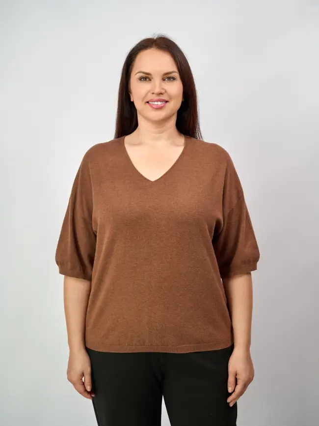 Джемпер 20241 ЭттоПлюс Размер 50-58 фото 41