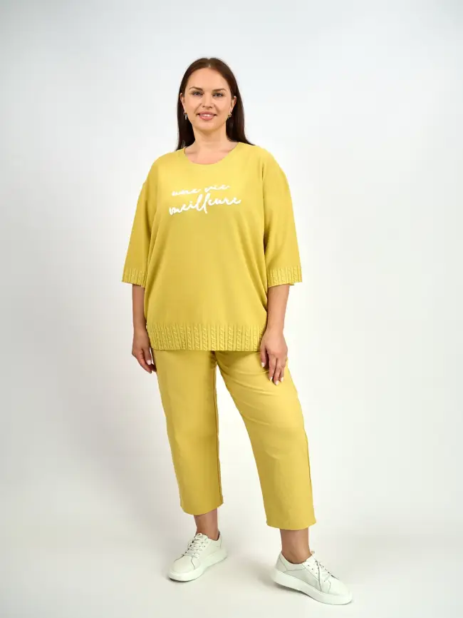 Джемпер облегченный ЭттоПлюс 25414-1 Размер 54-60 фото 25