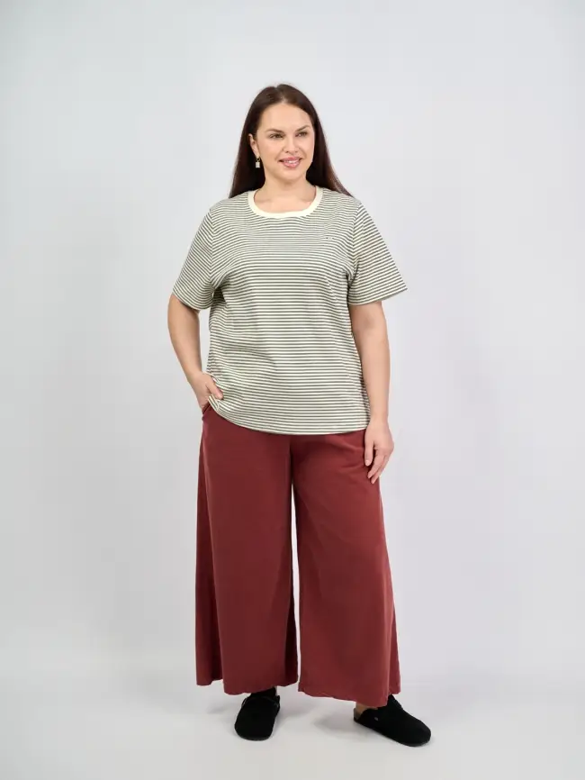 Палаццо вельвет 9925 Размер 48-54 фото 8