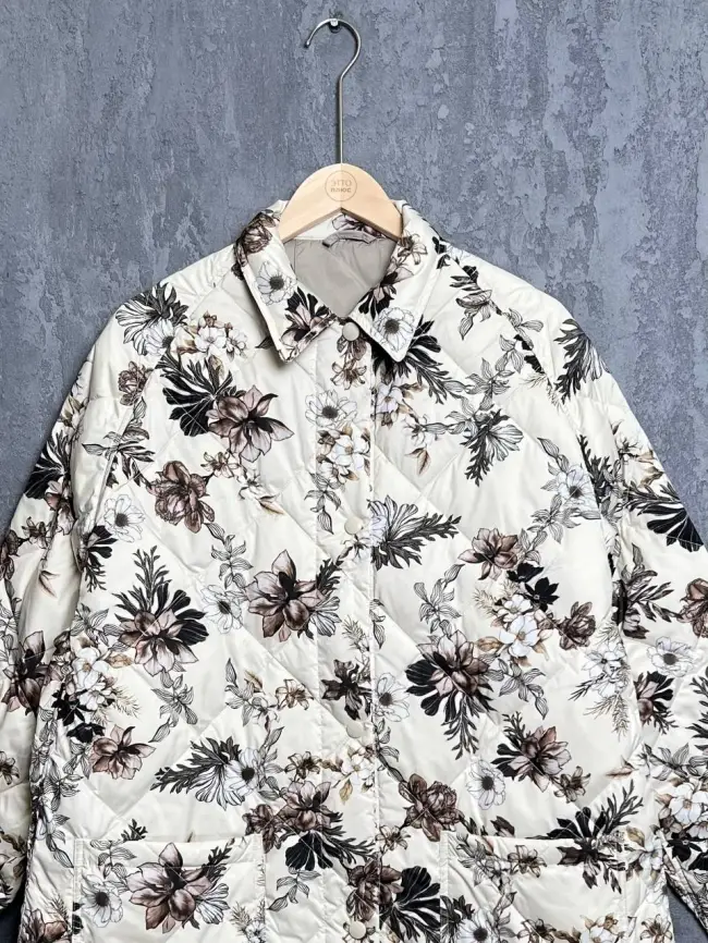 Пуховое пальто 51010 Размер 48-56 фото 14