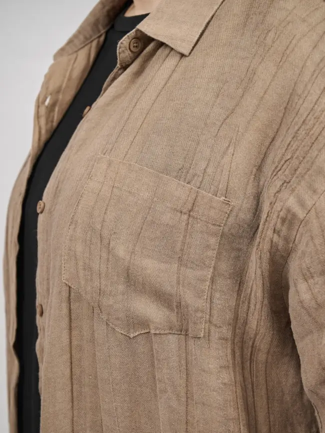 Рубашка-кардиган рукав 3/4 24093 Размер 50-58 фото 26