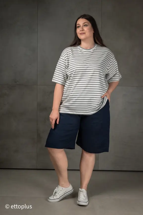 Футболка в полоску ЭттоПлюс 034 Размер 50-58 фото 110