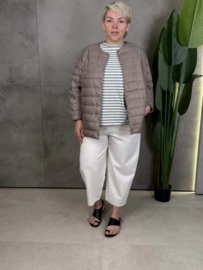 Легкая пуховая куртка 8802 Размер 46-56 фото 152