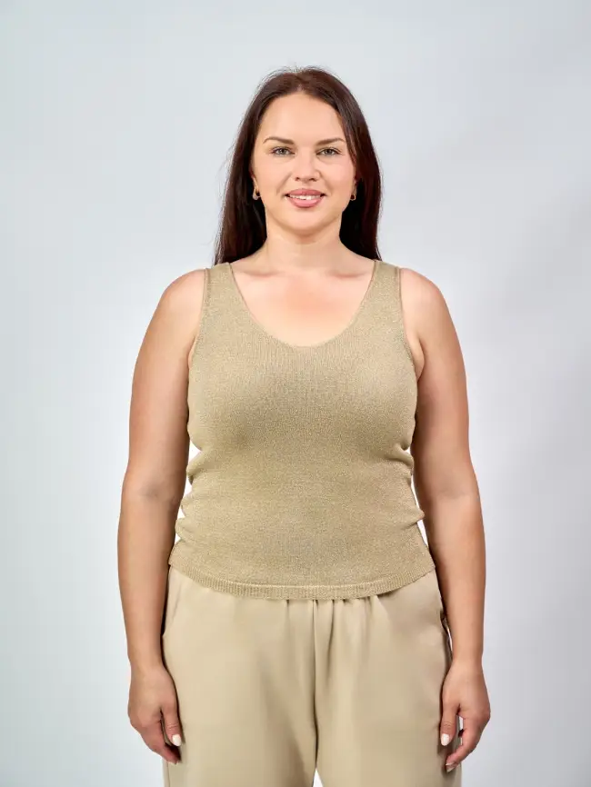 Двойка кардиган и топ Италия 8935 Размер 50-58 фото 13