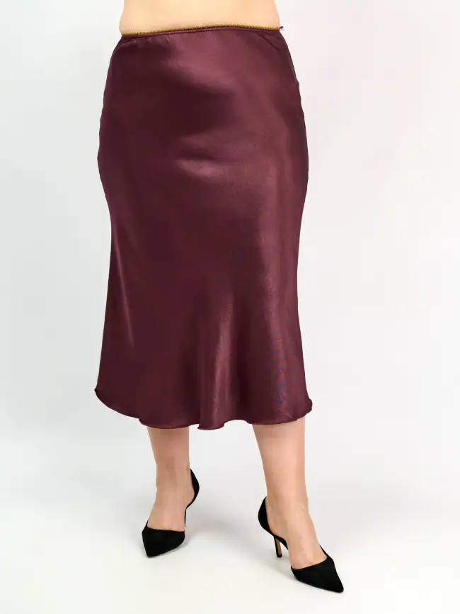 Юбка атлас 9298-1 Размер 48-56 фото 110