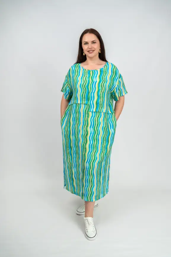 Платье летнее ЭттоПлюс 043 Размеры 50-58 фото 2