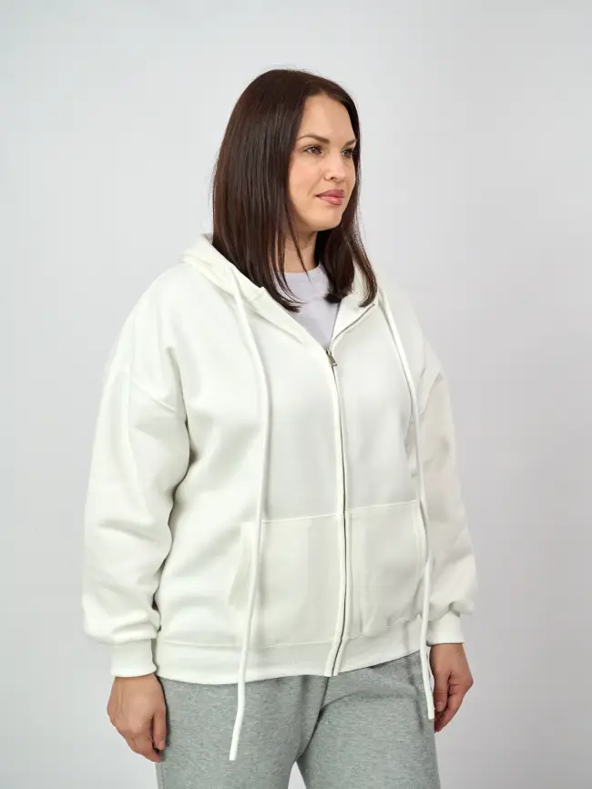 Худи зип оверсайз 505 Размер 50-58 фото 20