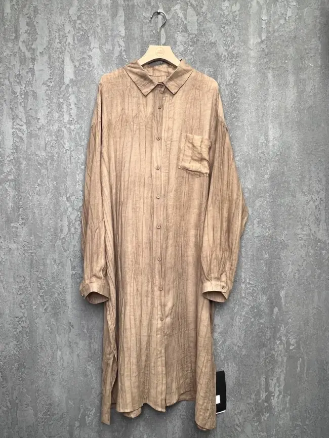 Рубашка-кардиган 2508 Размер 50-58 фото 2