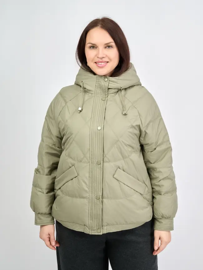 Пуховая куртка ЭттоПлюс 2553 Размер 48-54 фото 93