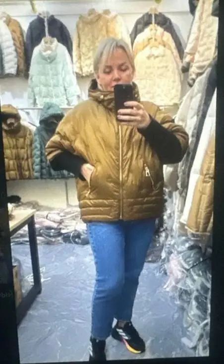 Куртка с трикотажным рукавом 6560 Размер 48-54 фото 16