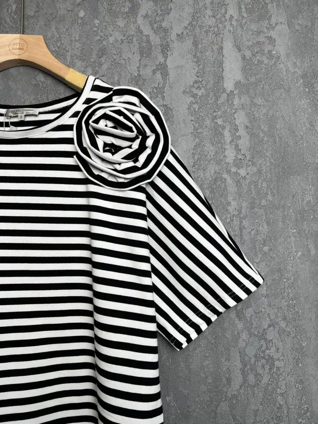 Футболка полоска ЭттоПлюс 33415 Размеры 50-58 фото 64