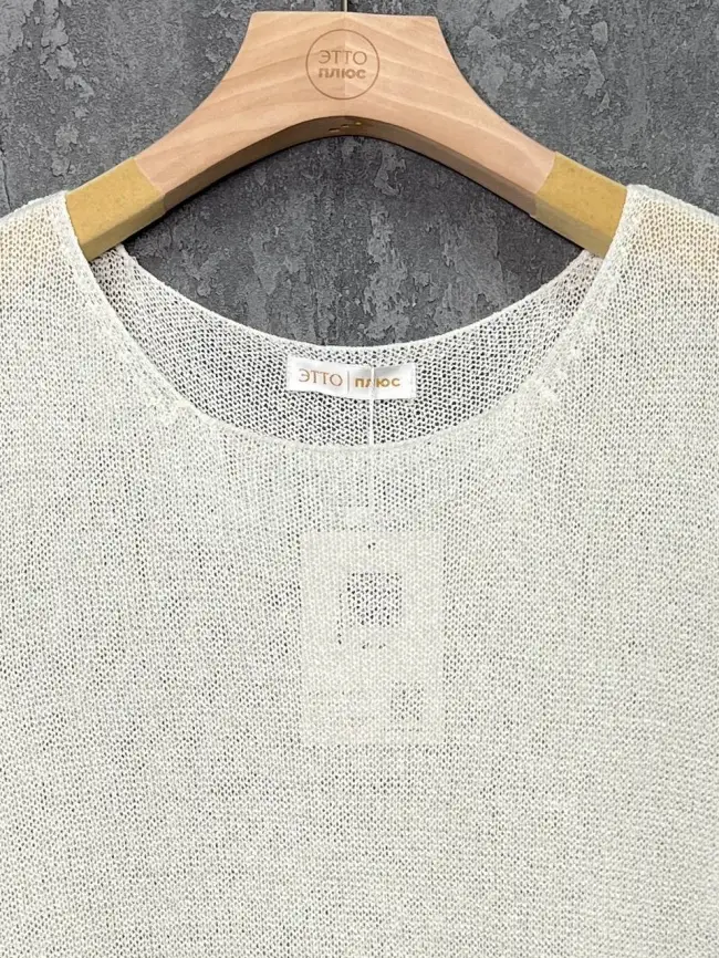 Топ трикотажный облегченный ЭттоПлюс 25108 Размер 50-60 фото 14