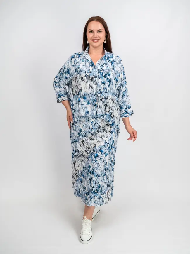 Юбка ЭттоПлюс 34190-3 Размеры 50-58 фото 8