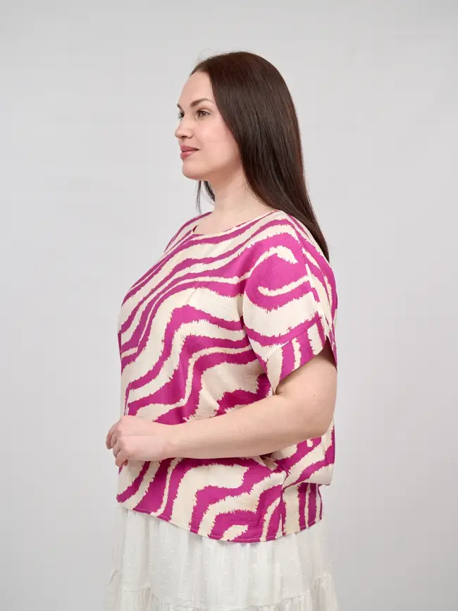 Блуза ЭттоПлюс 038 Размер 50-58 фото 5