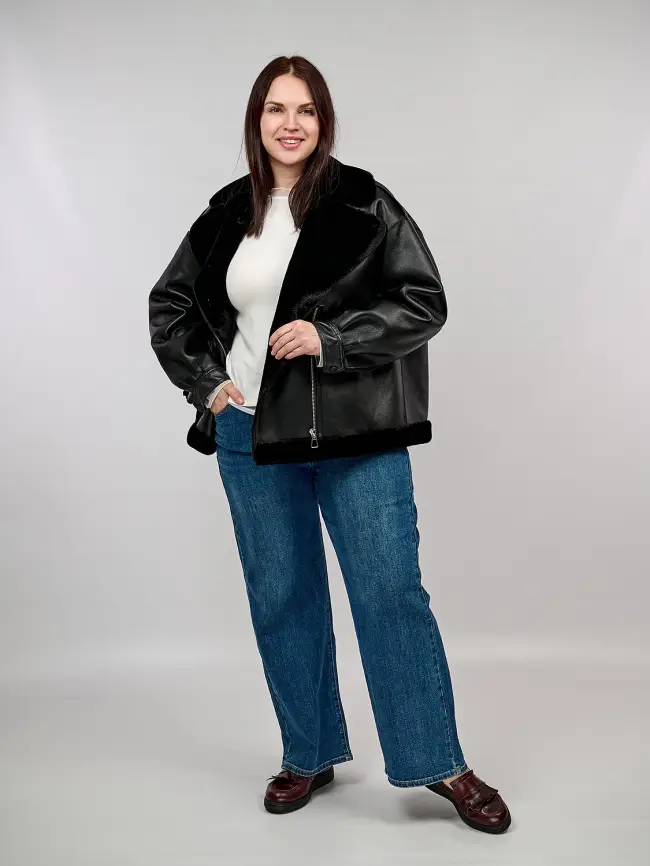 Дубленка 121103-1 Размер 54-58 фото 9