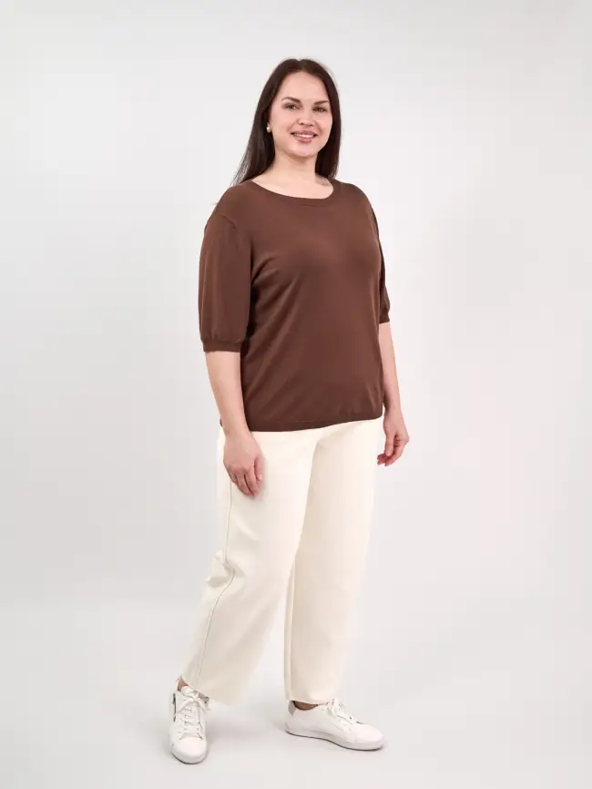 Джемпер 77643 ЭттоПлюс Размер 50-58 фото 19