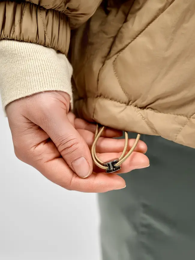 Стеганая куртка с капюшоном 8815 Размер 48-54 фото 53