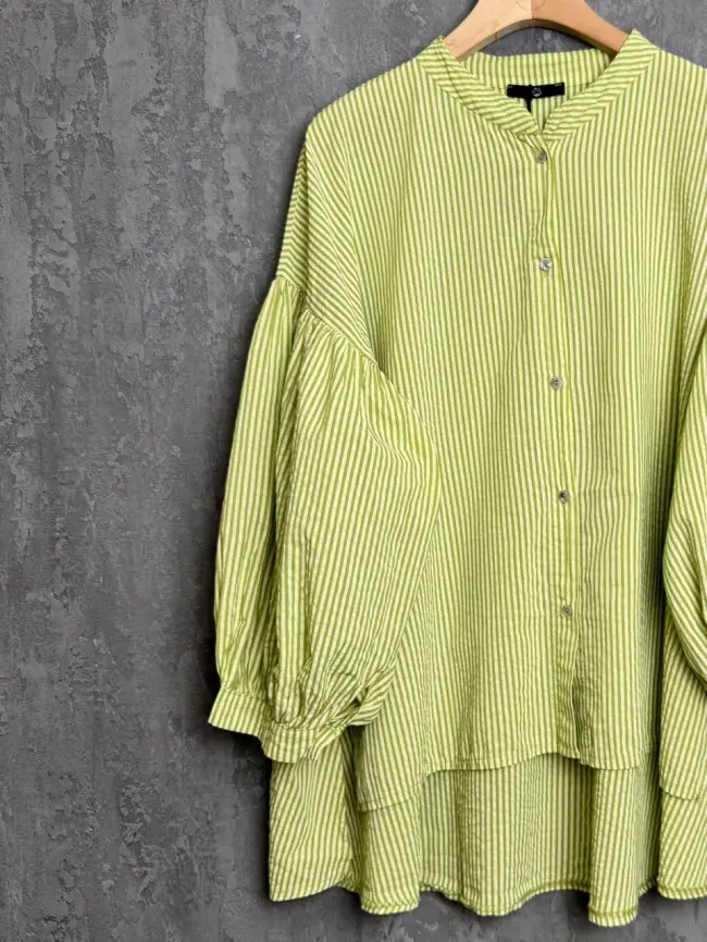 Рубашка фонарик Италия 3160 полоска Размер 52-58 фото 66