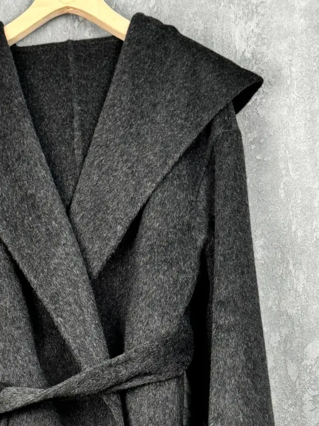 Пальто короткое с капюшоном 206 фото 2