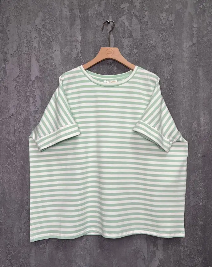 Футболка в полоску ЭттоПлюс 010-1 Размер 50-58 фото 14