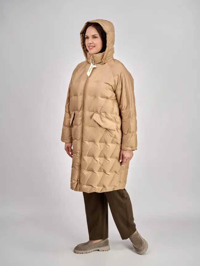 Пальто "Зиг-Заг" 6536 Размер 50-56 фото 5