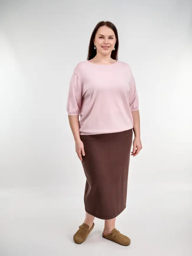 Джемпер 77643 ЭттоПлюс Размер 50-58 фото 100