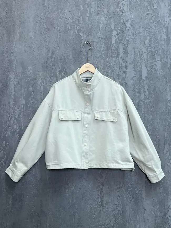 Куртка джинсовая(светло-серый) 88203 Уценка фото 1