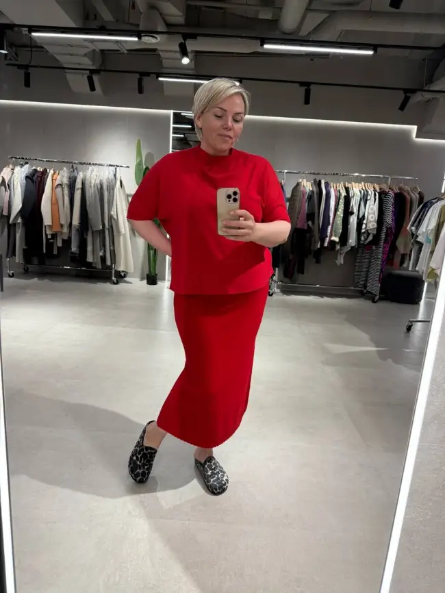 Юбка ЭттоПлюс 665 Размер 50-58 фото 46