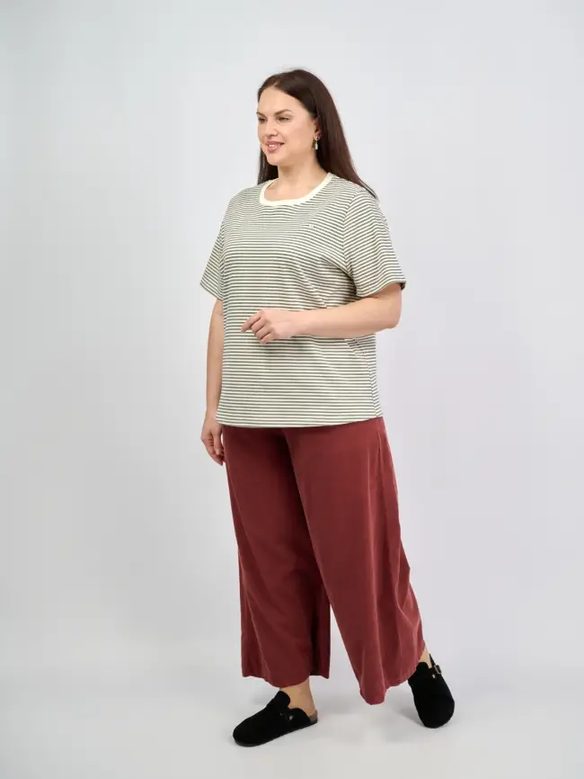 Палаццо вельвет 9925 Размер 48-54 фото 3