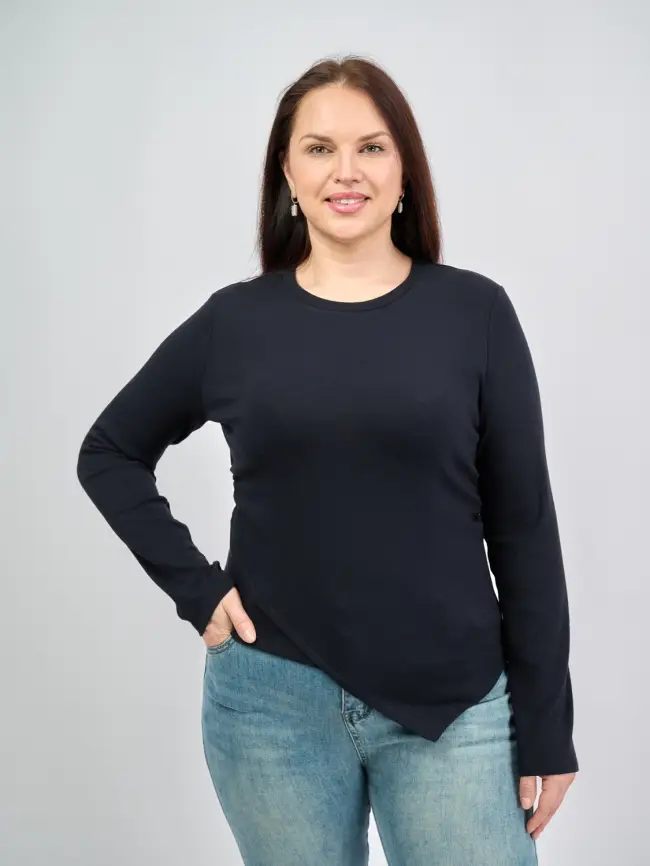 Лонгслив 25209 Размер 48-54 фото 23