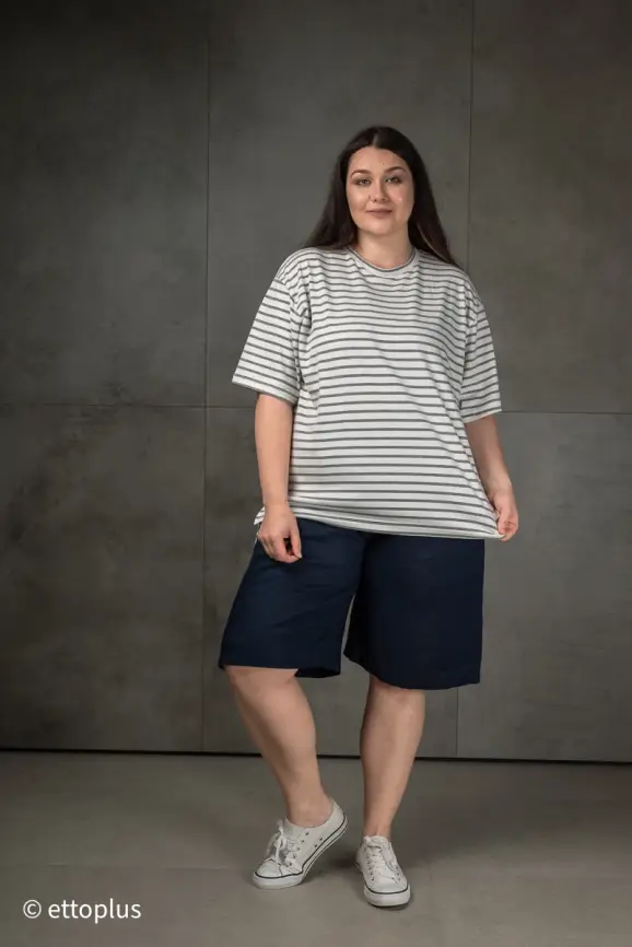 Футболка в полоску ЭттоПлюс 034 Размер 50-58 фото 14