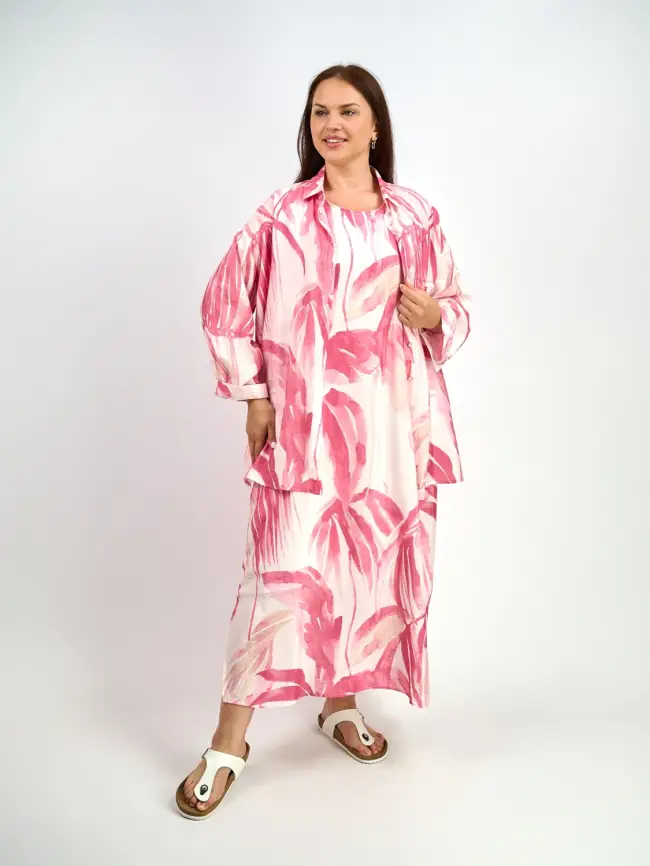 Сарафан ЭттоПлюс 0024 размеры 52- 58 фото 4