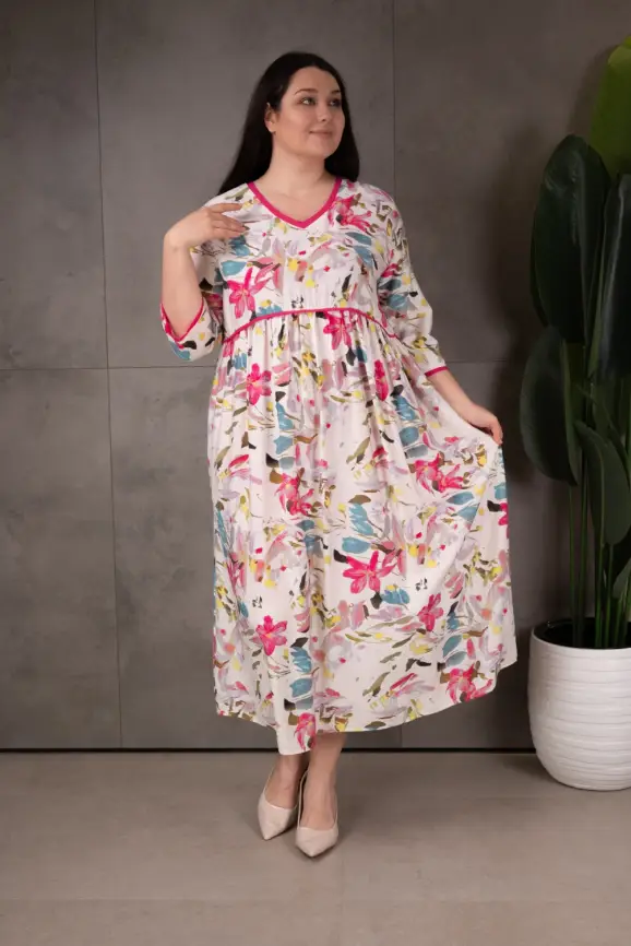 Платье  ЭттоПлюс 30206 размер 52- 58 фото 5