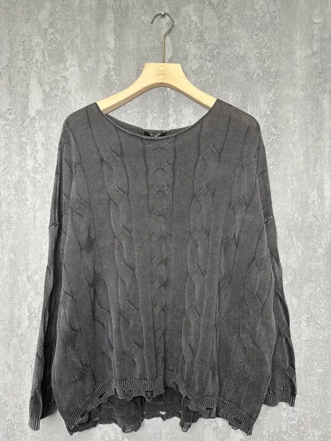 Джемпер Италия с круглым горлом 3388 Размер 50-58 фото 3